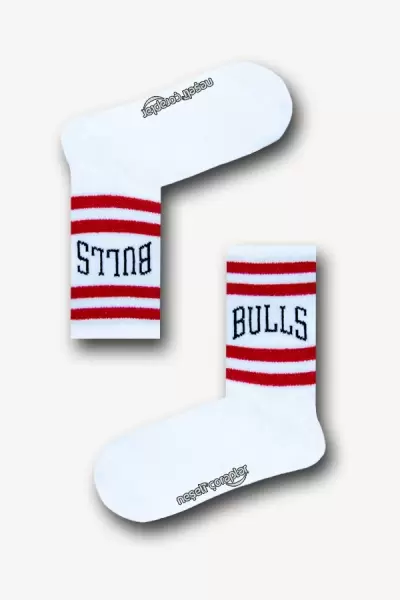 Bulls Yazılı Atletik Kadın Çorap