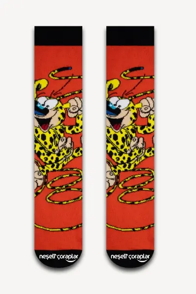 Marsupilami Renkli Kadın Çorap