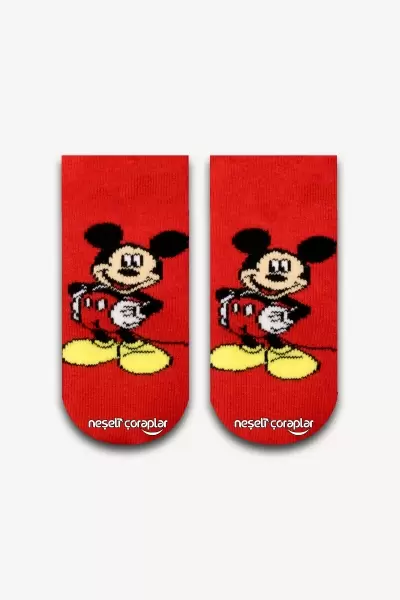  Mickey Mouse Renkli Çocuk Çorap