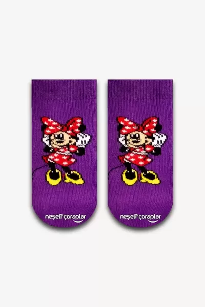 Minnie Mouse Renkli Çocuk Çorap