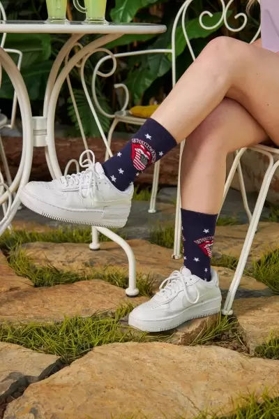 Rolling America Renkli Kadın Çorap