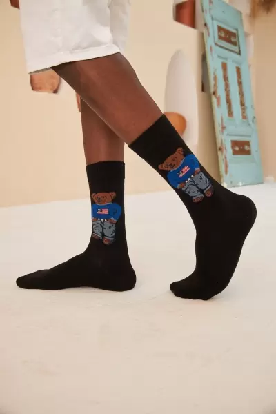 Ralph Lauren America Siyah Renkli Erkek Çorap