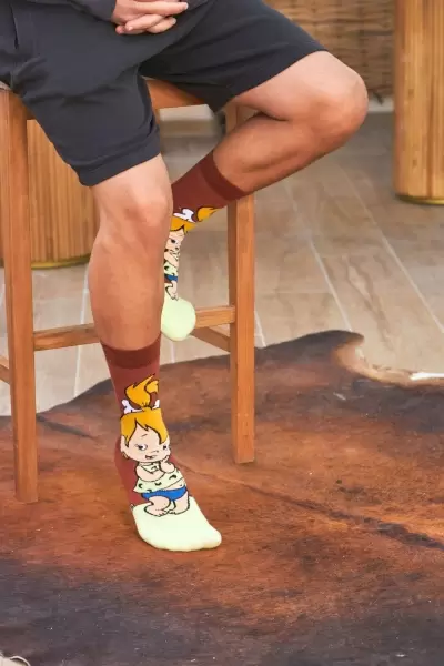 Çakıl Renkli Erkek Çorap