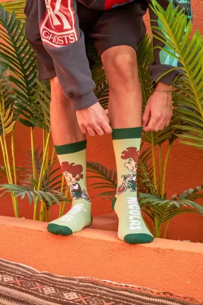 Nicolas Renkli Erkek Çorap