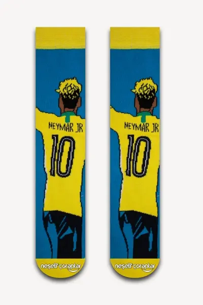 Neymar Renkli Kadın Çorap