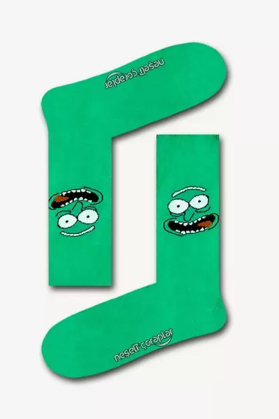 Pickle Rıck Renkli Kadın Çorap