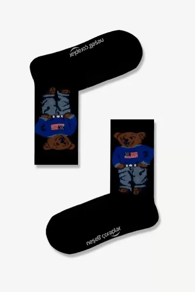 Ralph Lauren Siyah Atletik Kadın Çorap