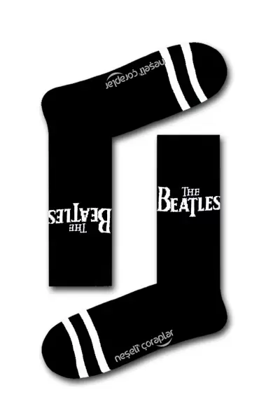 The Beatles Renkli Kadın Çorap