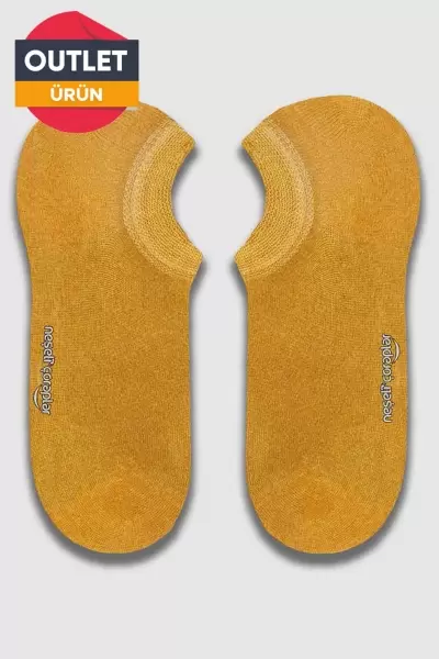 Gold Renkli Erkek Sneaker Çorap