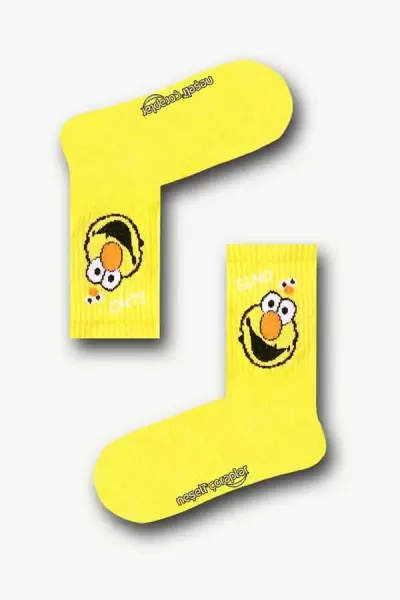 Elmo Sarı Atletik Kadın Çorap