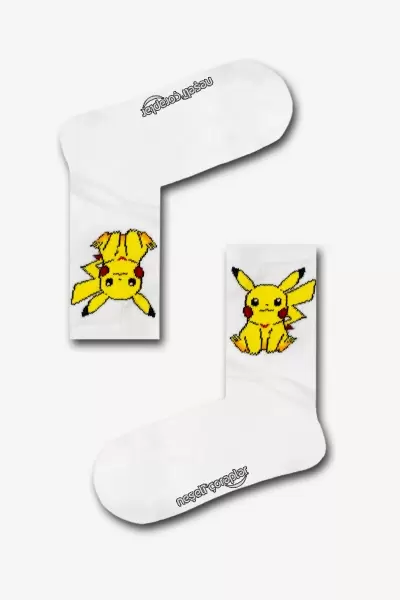 Pika Pikachu Atletik Kadın Çorap