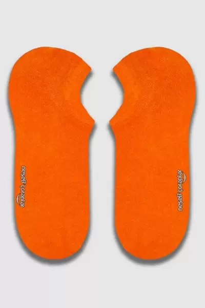 Turuncu Renkli Sneaker Kadın Çorap