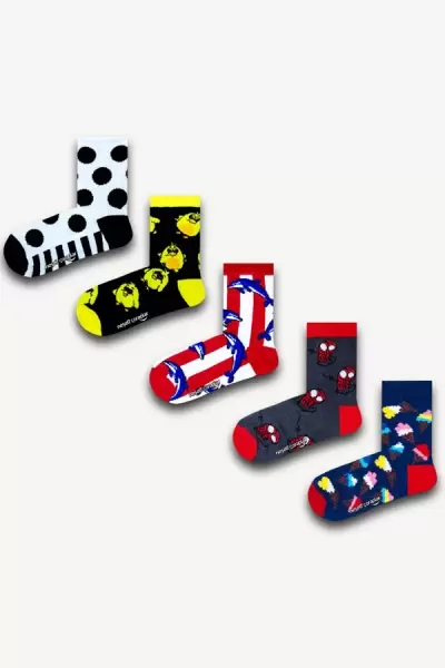 5'li Renkli Çocuk Çorap Set 3