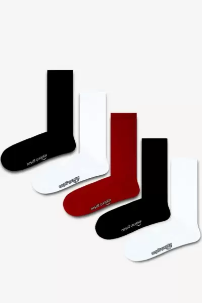 5'li Klasik Atletik Çorap Set