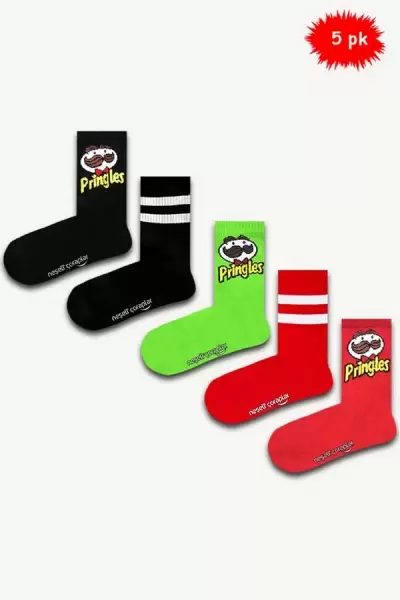 5'li Pringles Atletik Çorap Set