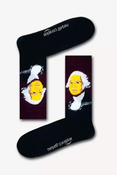 Mozart Renkli Erkek Çorap