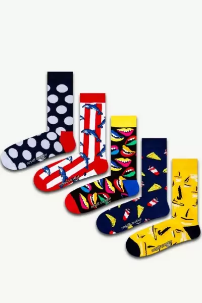 5'li Multicolored Mix Renkli Çorap Set