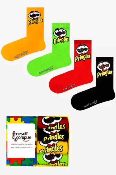4'lü Pringles Atletik Çorap Set