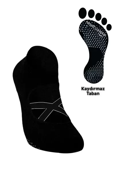 Siyahlar Yoga-Pilates Kadın Çorap
