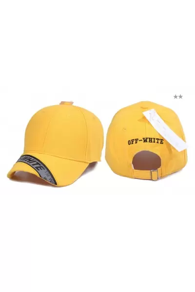 Sarı Off White Renkli Şapka